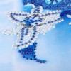 Blue Flowers - Crystal Rhinestone Diamond Painting