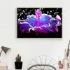 Blooming Purple Flower - Full Round Diamond Painting