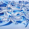 Blue Flowers - Crystal Rhinestone Diamond Painting