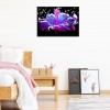 Blooming Purple Flower - Full Round Diamond Painting