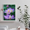 Lotus Flower - Full Round Diamond Painting