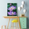 Lotus Flower - Full Round Diamond Painting
