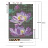 Lotus Flower - Full Round Diamond Painting