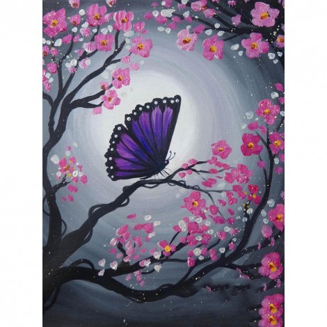 Butterfly - Full Round Diamond Painting