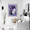 Purple Butterfly - Full Round Diamond Painting