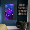 Purple Flower Butterfly-Full Round Diamond Painting