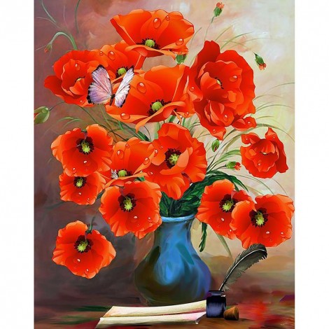 Flower - Full Round Diamond Painting