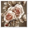 Rose - Partial Round Diamond Painting(25*25cm)