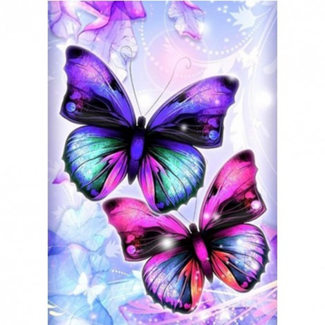 Butterfly - Full Round Diamond Painting
