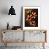 Orange Flower Dragonfly - Full Round Diamond Painting