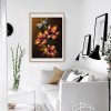 Orange Flower Dragonfly - Full Round Diamond Painting