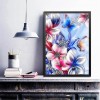 Abstract Flower - Crystal Rhinestone Diamond Painting