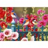 Birds Flower- Full Round Diamond Painting