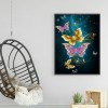 Butterfly- Full Round Diamond Painting