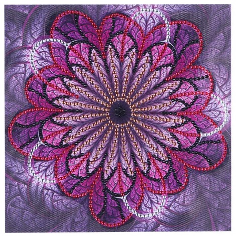Mandala Flower - Crystal Rhinestone Diamond Painting