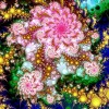 Abstract Flowers - Full Round Diamond Painting(30*30cm)
