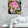 Abstract Flowers - Full Round Diamond Painting(30*30cm)