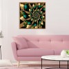 Abstract Flowers - Full Round Diamond Painting(30*30cm)