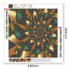 Abstract Flowers - Full Round Diamond Painting(30*30cm)