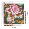 Abstract Flowers - Full Round Diamond Painting(30*30cm)