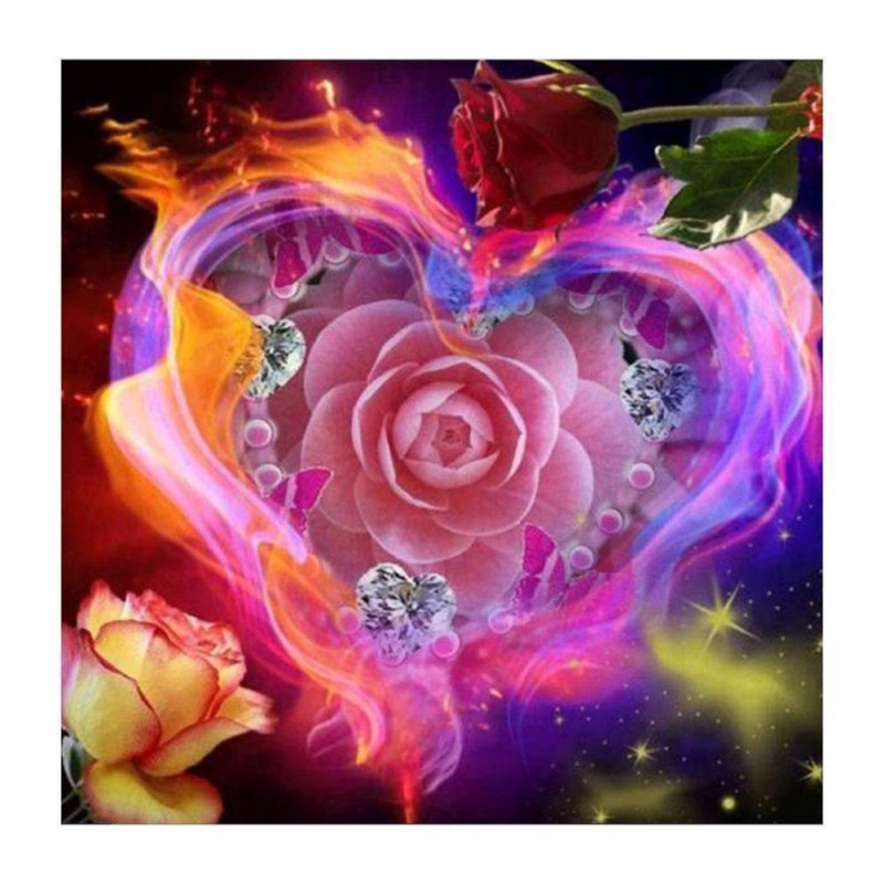 Rose Heart - Full Sq...