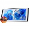 Blue Rose- Full Round Diamond Painting