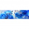Blue Rose- Full Round Diamond Painting