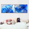 Blue Rose- Full Round Diamond Painting