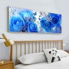 Blue Rose- Full Round Diamond Painting
