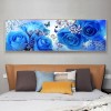 Blue Rose- Full Round Diamond Painting