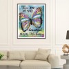 Butterfly- Full Round Diamond Painting