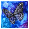 Blue Butterfly - Full Square Diamond Painting