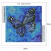 Blue Butterfly - Full Square Diamond Painting