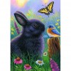 Rabbit Butterfly - Full Round Diamond Painting