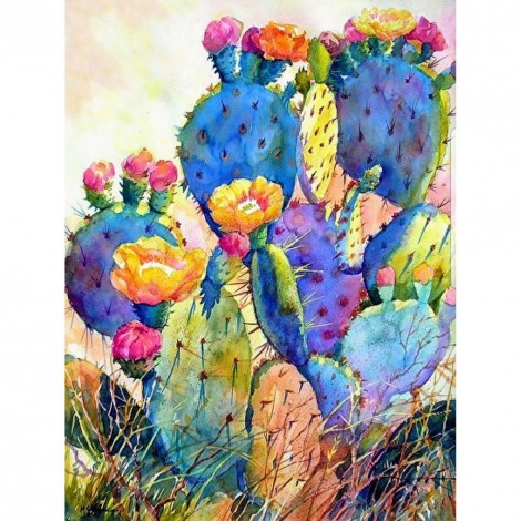 Cactus - Full Round Diamond Painting