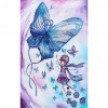 Butterfly Girl- Partial Round Diamond Painting