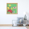Flower Butterfly - Full Round Diamond Painting
