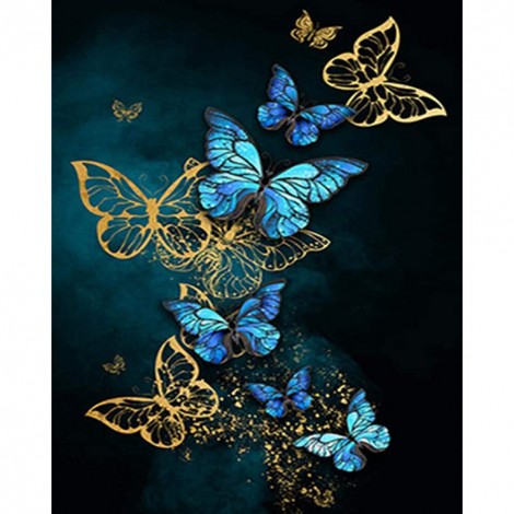 Butterfly- Full Round Diamond Painting