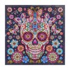 Flower Skull - Crystal Rhinestone Diamond Painting