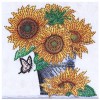 Sunflower - Crystal Rhinestone Diamond Painting