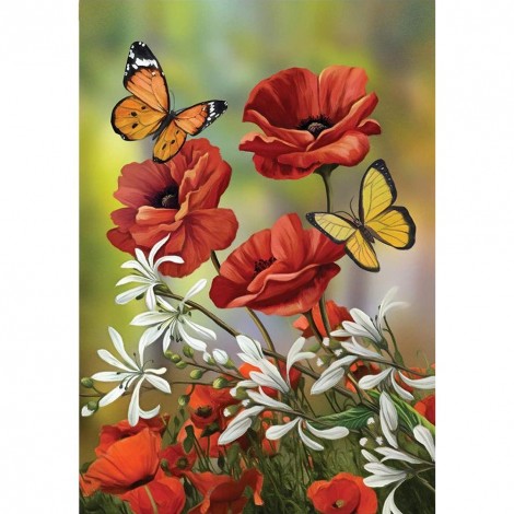 Flower - Full Round Diamond Painting