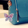 5pcs DIY Full Drill Diamond Painting Special Shaped Butterfly Keychain Gift