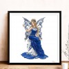 Butterfly Fairy Dress Lady- Full Round Diamond Painting