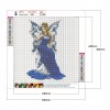 Butterfly Fairy Dress Lady- Full Round Diamond Painting