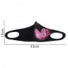 Lovely Pink Butterfly on Women Mask DIY 5D Part Drill Diamond Painting Kit