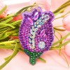4pcs DIY Flowers Full Drill Special Shaped Diamond Painting Keychains Gifts