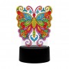 DIY Diamond Painting LED Light Butterfly  Special Shaped Embroidery Lamps
