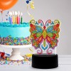 DIY Diamond Painting LED Light Butterfly  Special Shaped Embroidery Lamps