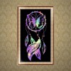 Butterfly Dream Catcher - Partial Round Diamond Painting(30*48cm)