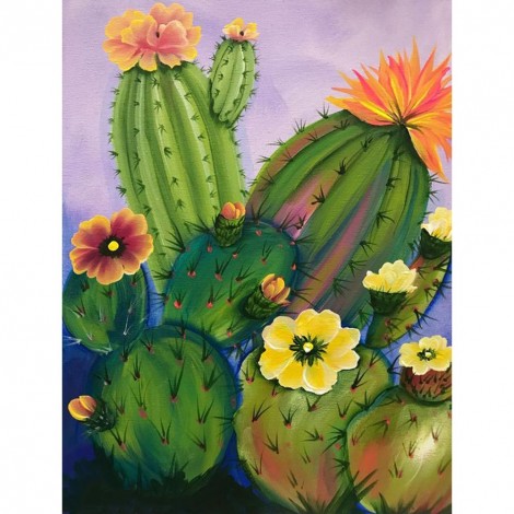 Cactus - Full Round Diamond Painting